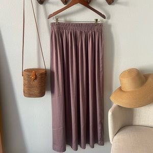 Large Purple Maxi Skirt